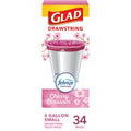 Glad OdorShield Small Drawstring Trash Bags, 4 Gal...
️