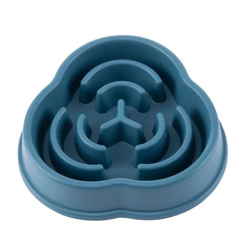 Pet Cat Dog Slow Feeder Bowl | Anti-Choking Non-Slip Maze Feeding Dish