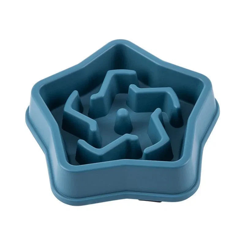 Pet Cat Dog Slow Feeder Bowl | Anti-Choking Non-Slip Maze Feeding Dish