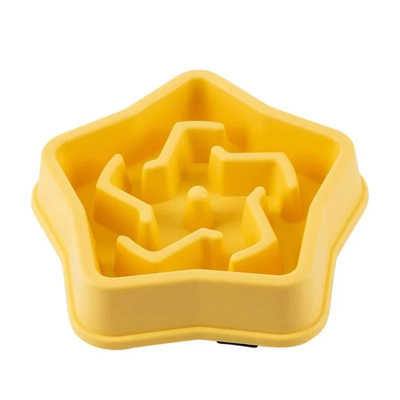 Pet Cat Dog Slow Feeder Bowl | Anti-Choking Non-Slip Maze Feeding Dish