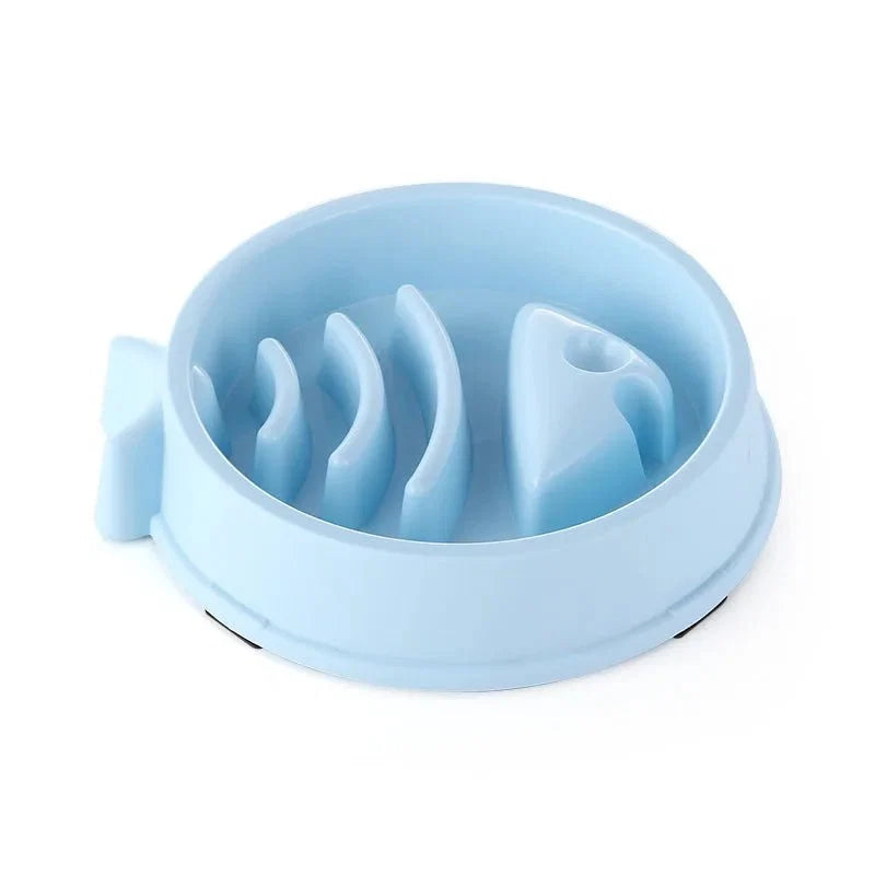 Pet Cat Dog Slow Feeder Bowl | Anti-Choking Non-Slip Maze Feeding Dish