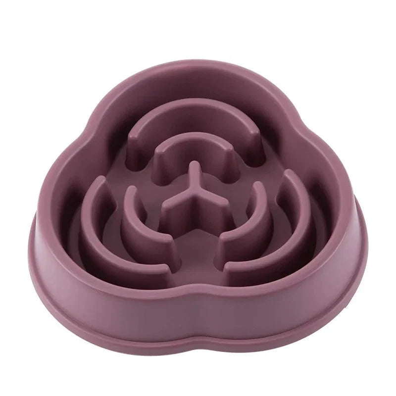 Pet Cat Dog Slow Feeder Bowl | Anti-Choking Non-Slip Maze Feeding Dish